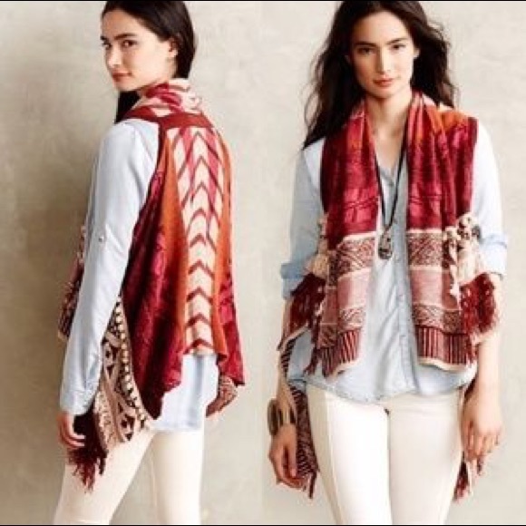 Anthropologie MOTH Durango Jacquard Vest - Picture 2 of 8